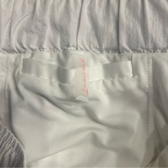 *NWT* FP Movement by Free People Varsity Blues Athletic Shorts, White, Sz Large - Picture 10 of 13